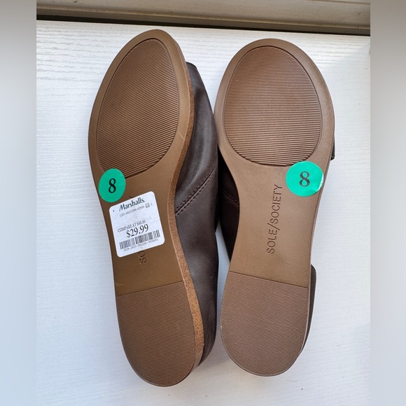 Sole Society brown flats women’s 8 new with tags - Picture 2 of 5